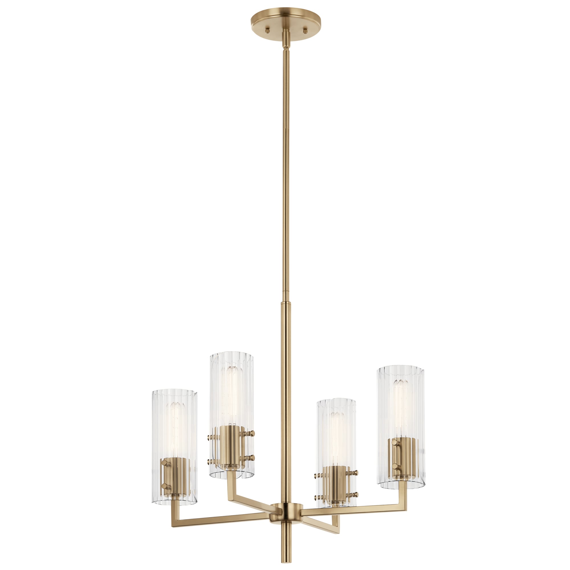 Kichler Velestino 6-Light Gold Modern/Contemporary Chandelier