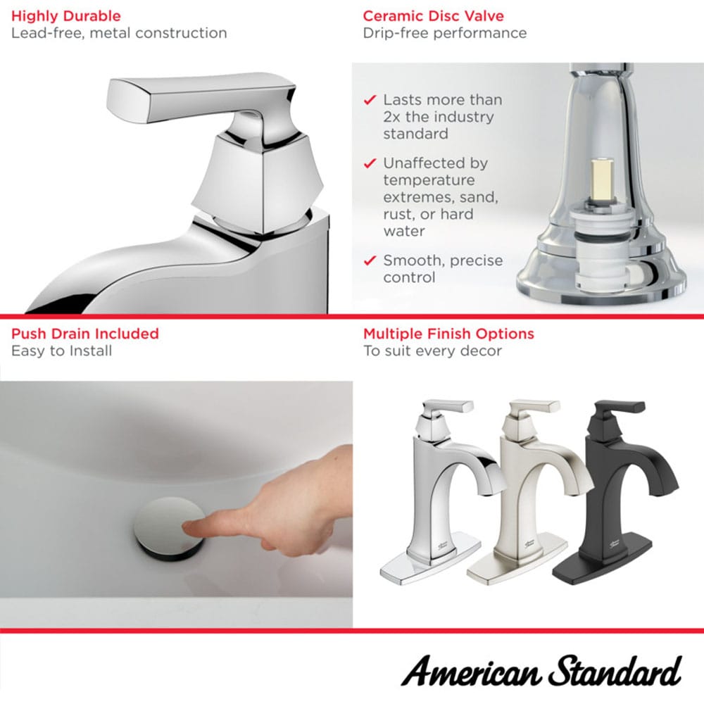 American Standard 7426101.243 Lavatory-Faucets - View #6