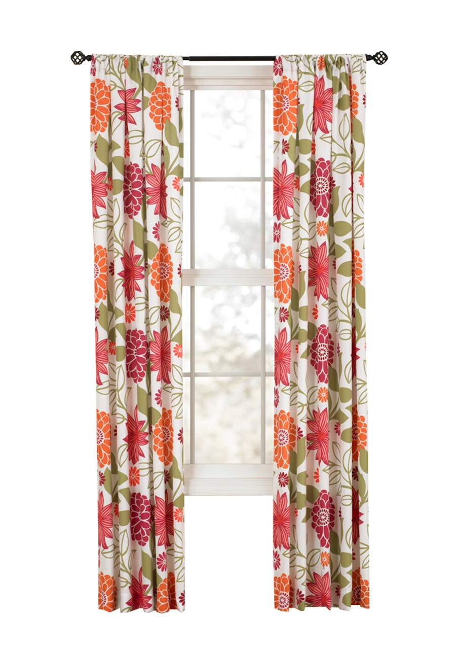 Style Selections 1613268 Gilroy 84-in Multi Polyester Rod Pocket N/A Single Curtain Panel