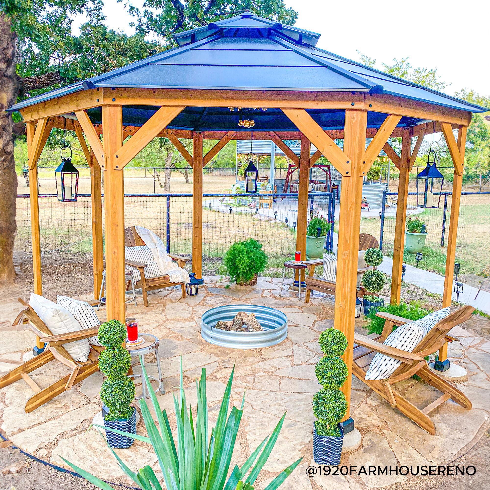 Sunjoy A102007901L Wood-Resin-Gazebos - View #11