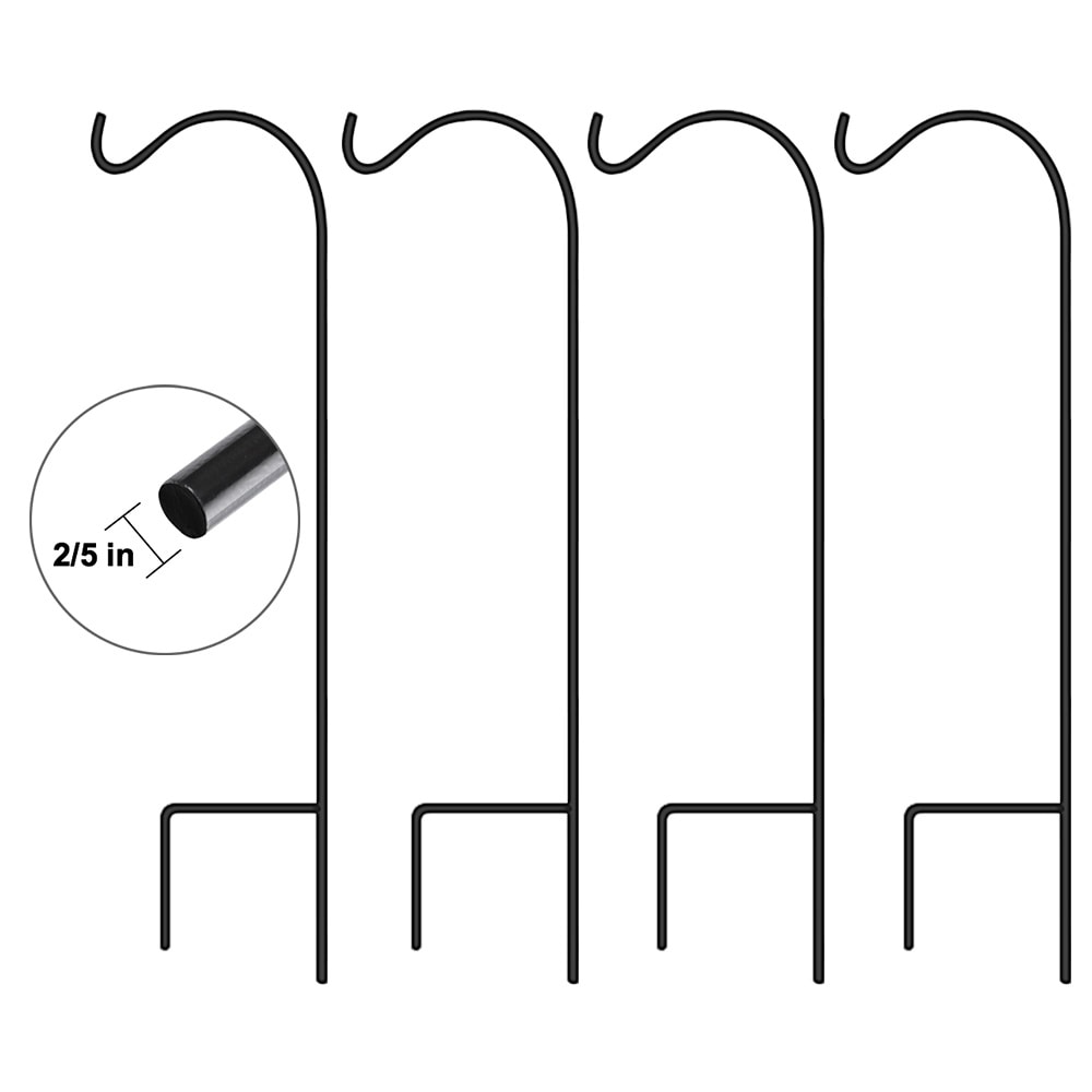 Shepherd's hook 0.4-Inch-Tall Garden Stakes & Shepherds Hooks at Lowes.com