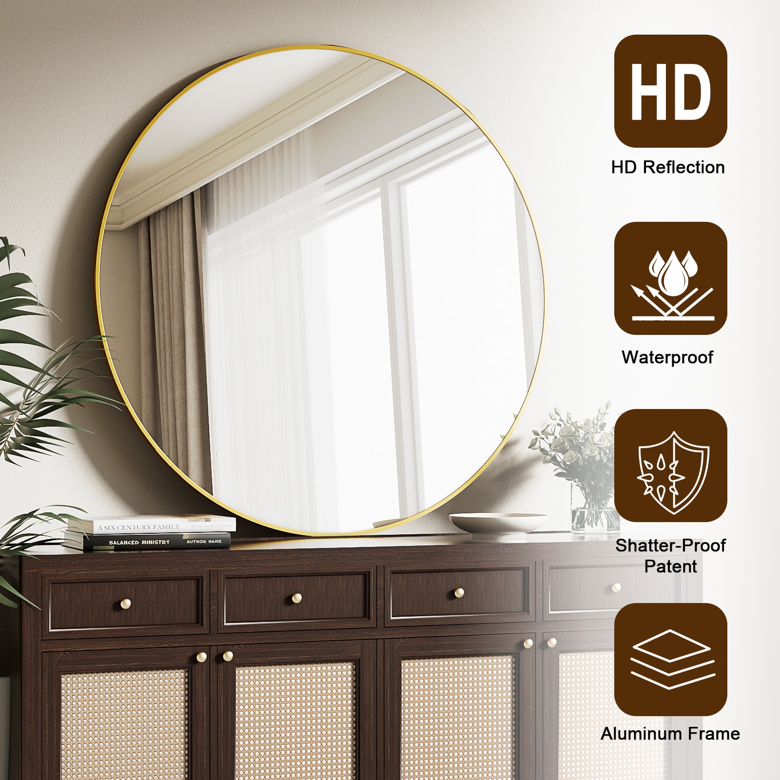 BEAUTYPEAK RM36G Decor-Mirrors - View #5