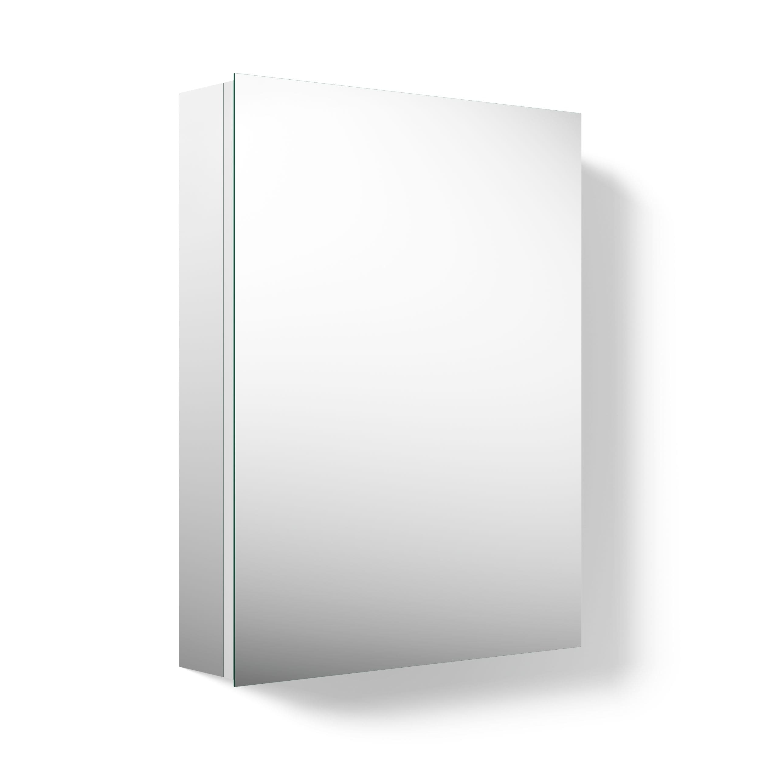KOHLER Embark 20-in x 26-in Surface/Recessed Mount Anodized Aluminum Mirrored Rectangle Medicine Cabinet
