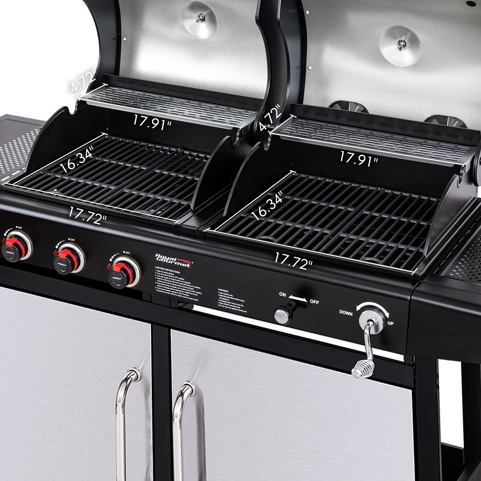 Royal Gourmet ZH3002SN Combo-Grills - View #7