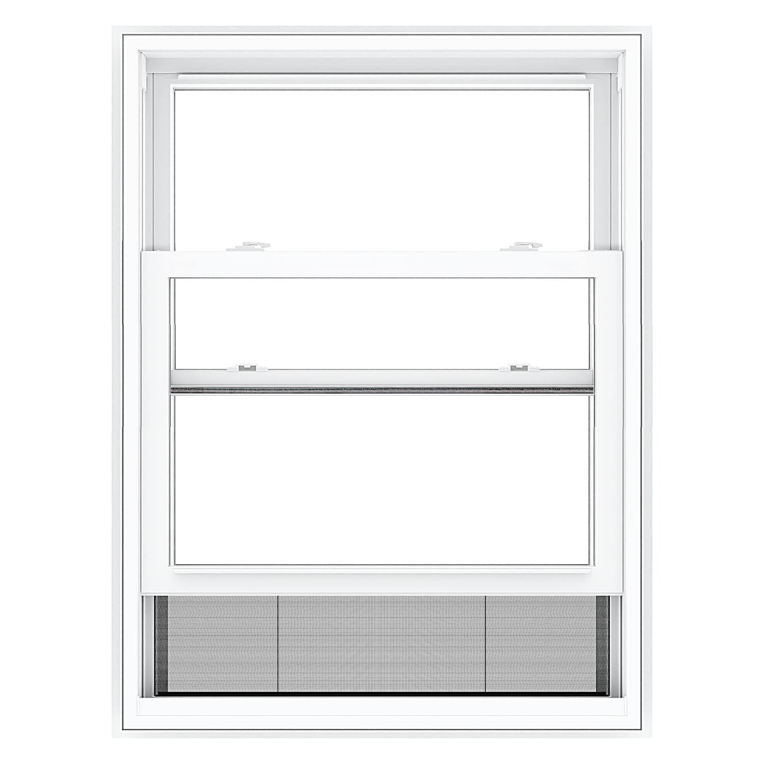 Pella 250 Series Hidden Screen New Construction 35-1/2-in X 47-1/2-in X ...