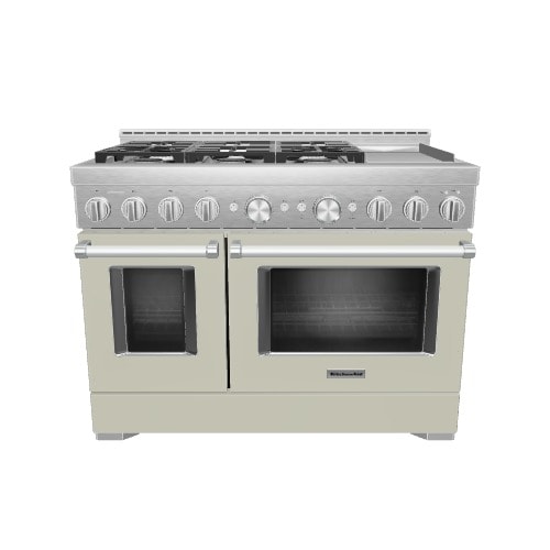 KitchenAid Gas Range (KFGC558JAV) - Avocado Cream KitchenAid Gas Range (KFGC558JAV) - Avocado Cream