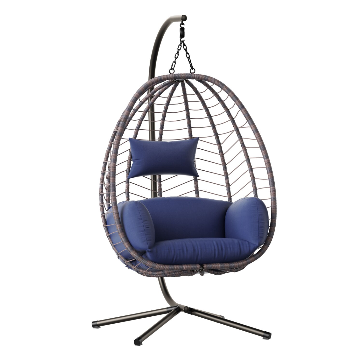ALAULM LS-EGGCHAIR-NAVY Swing-Gliders - View #8