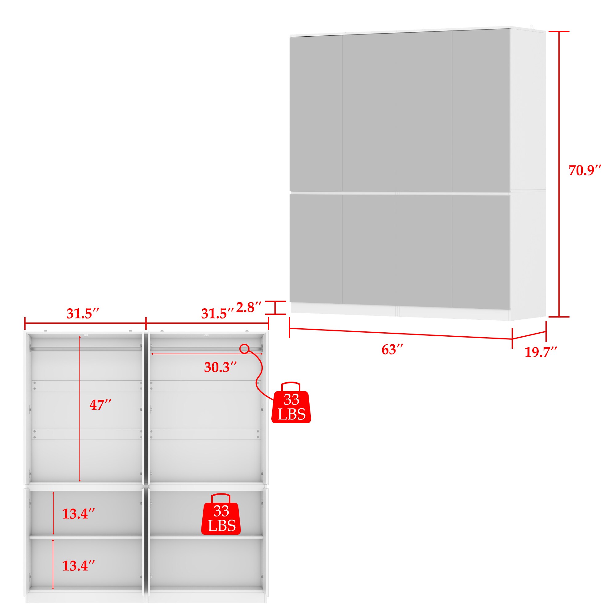 FUFU&GAGA KF02020370+370 armoires - View #11