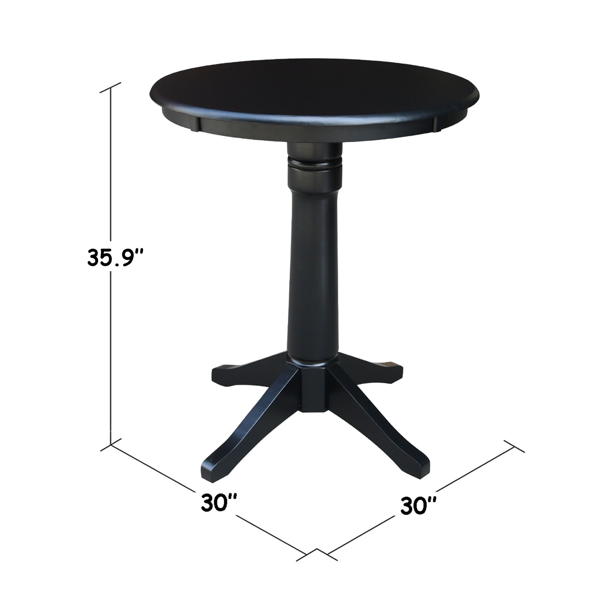 International Concepts K46-30RT-27B-6B Dining-Tables - View #4
