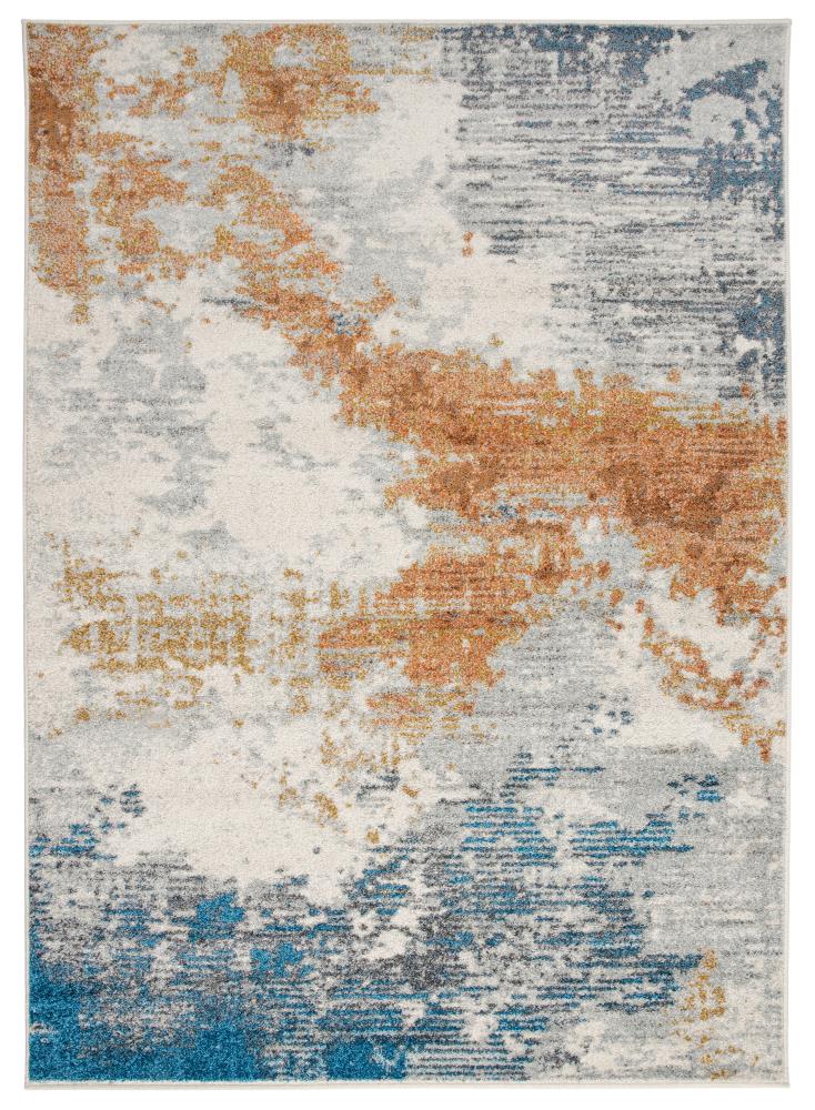 World Rug Gallery 7055MULTI5X7 Mila 5 x 7 Indoor Abstract Bohemian/Eclectic Area Rug