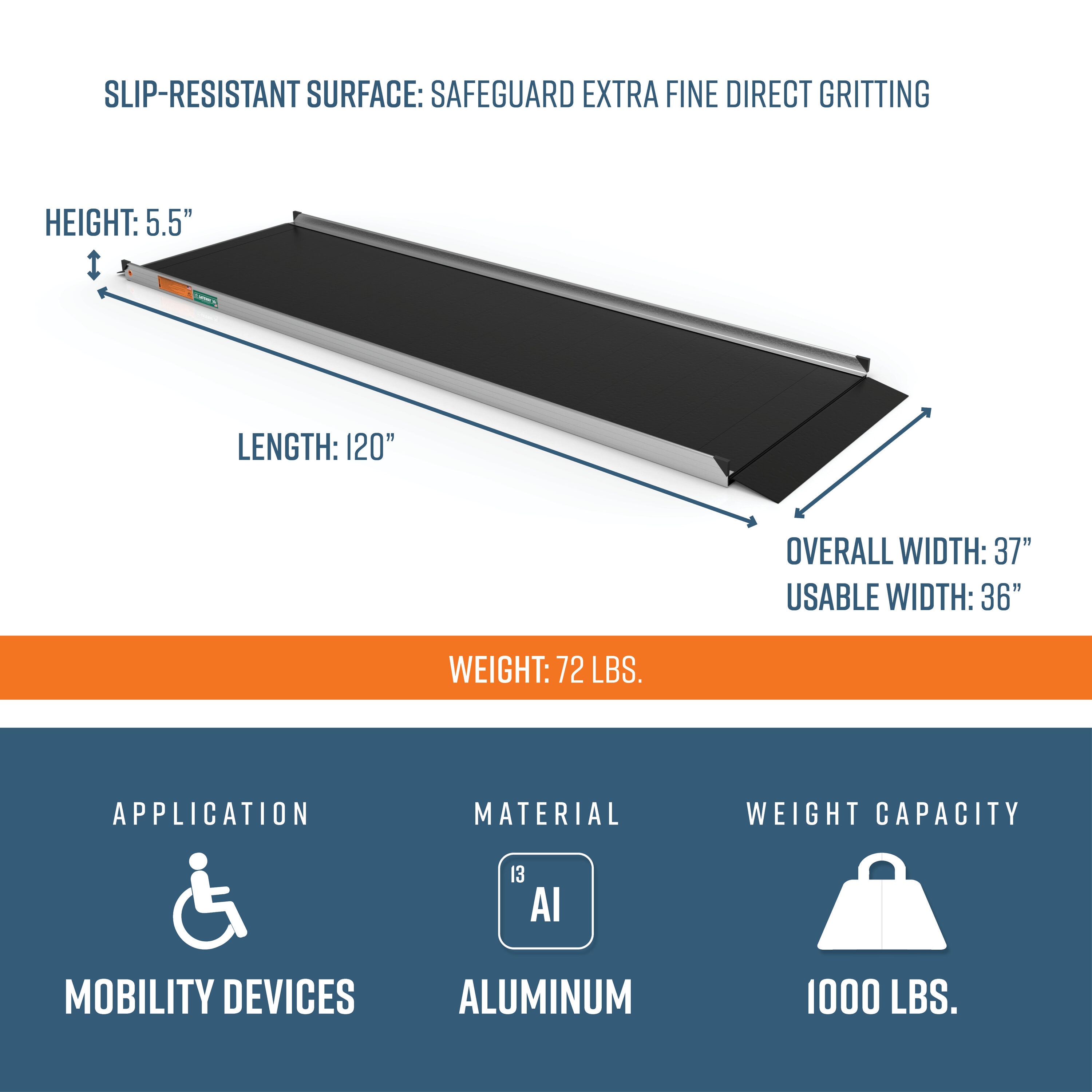 EZ-ACCESS G3G 10BLK Access-Ramps - View #3