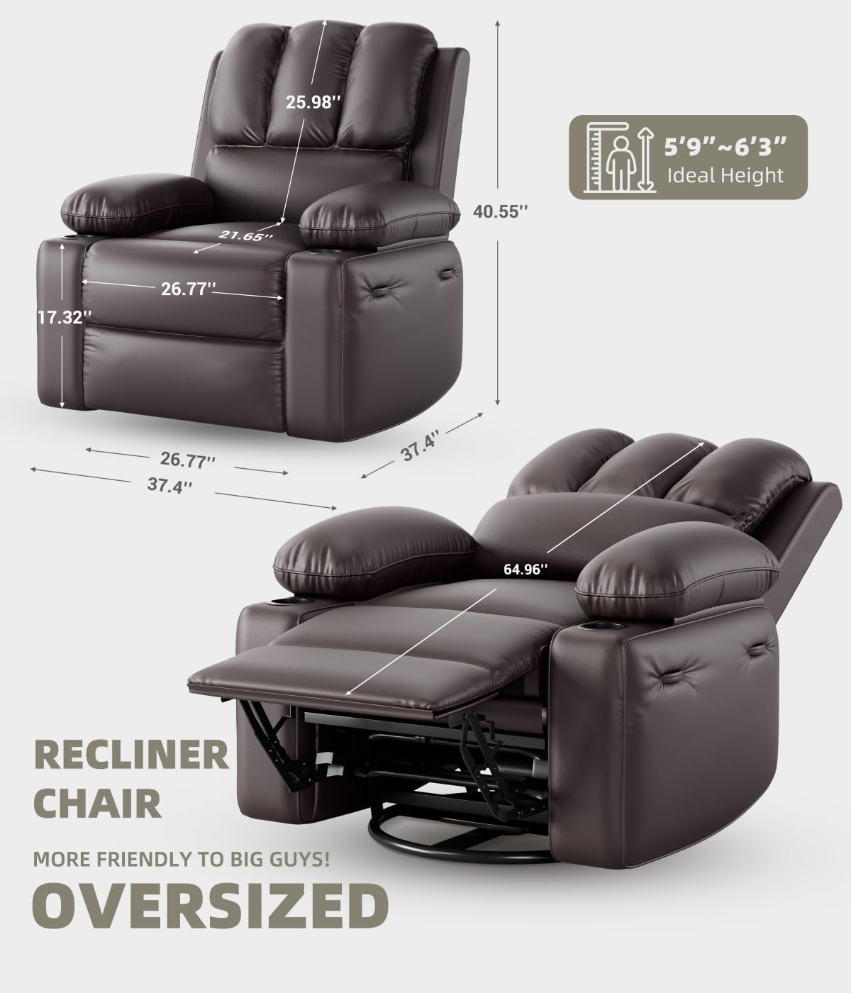 Qeetex LHF-SF-PHO-33844D5K Sofas-Loveseats - View #3