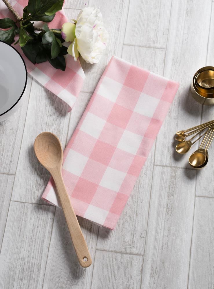 DII Honey Gold Buffalo Check Dishtowel (Set of 3)