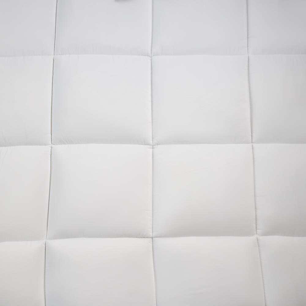 Home Luxury Plush King Mattress Pad White