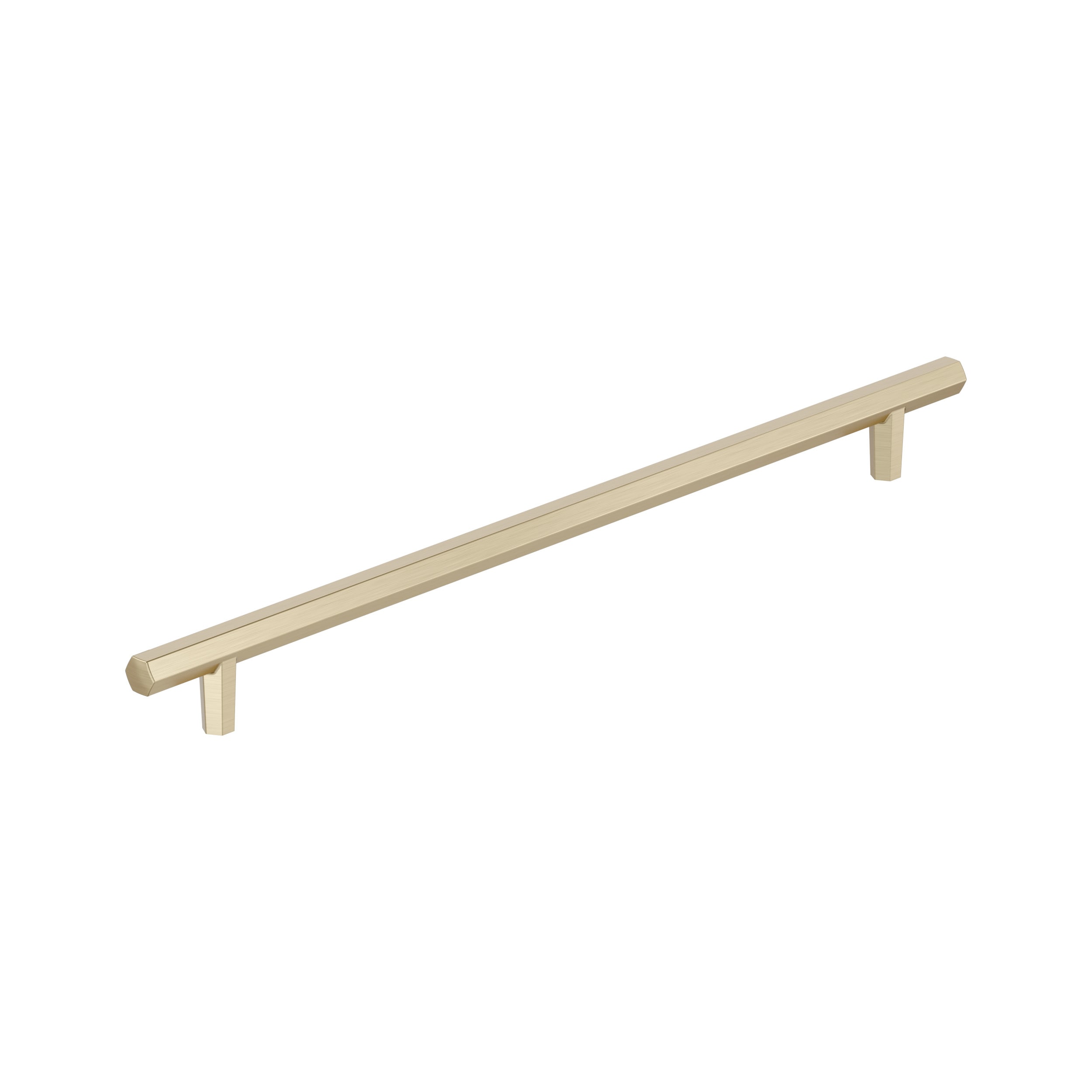 Amerock BP36961BBZ Caliber 18-in , 457mm Center to Center Golden Champagne Cylindrical Bar For Use on Appliances Drawer Pulls