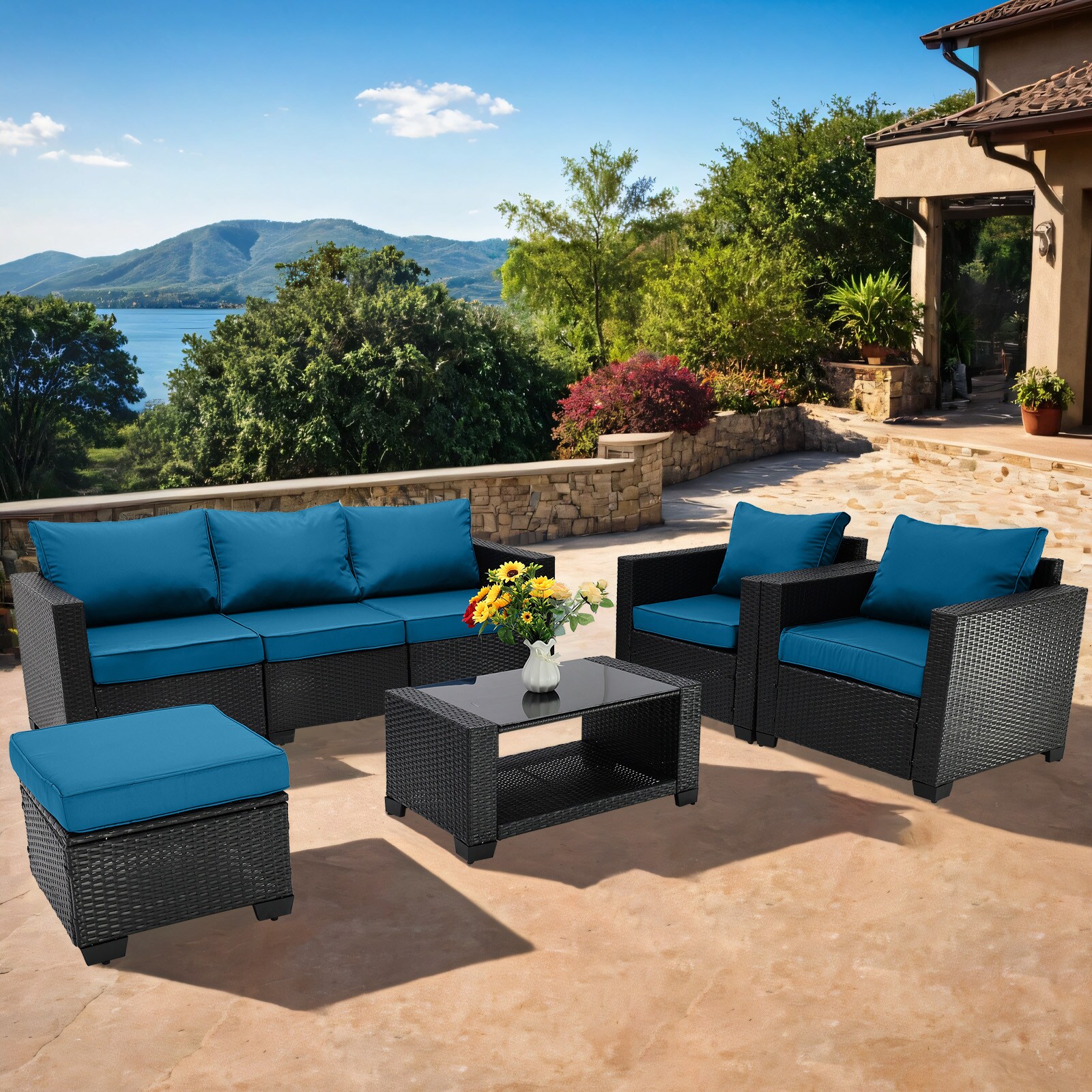 Damerin N7CS40 Patio-Conversation-Sets - View #2