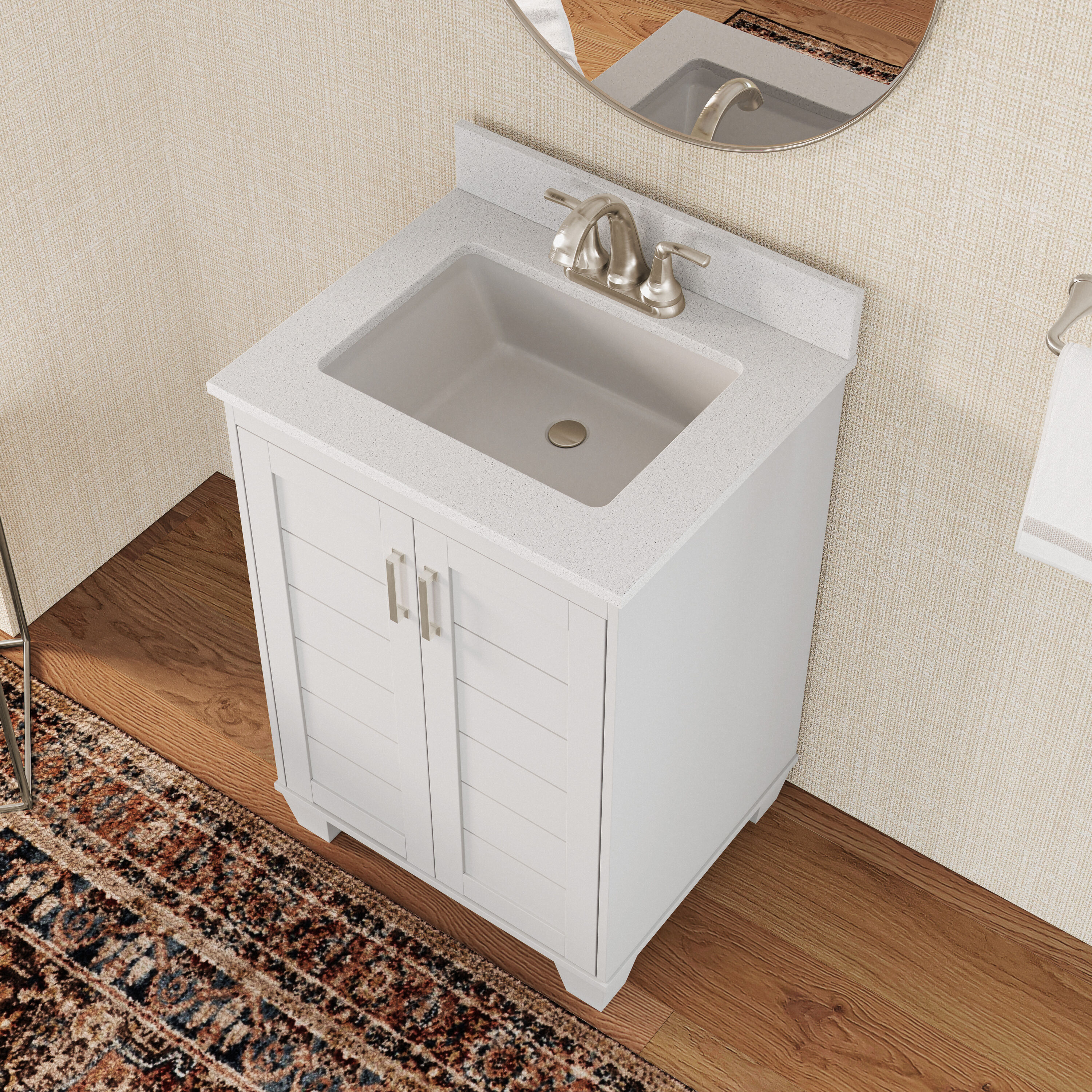 allen + roth LWS24GBV Bath-Vanity-Combo - View #6