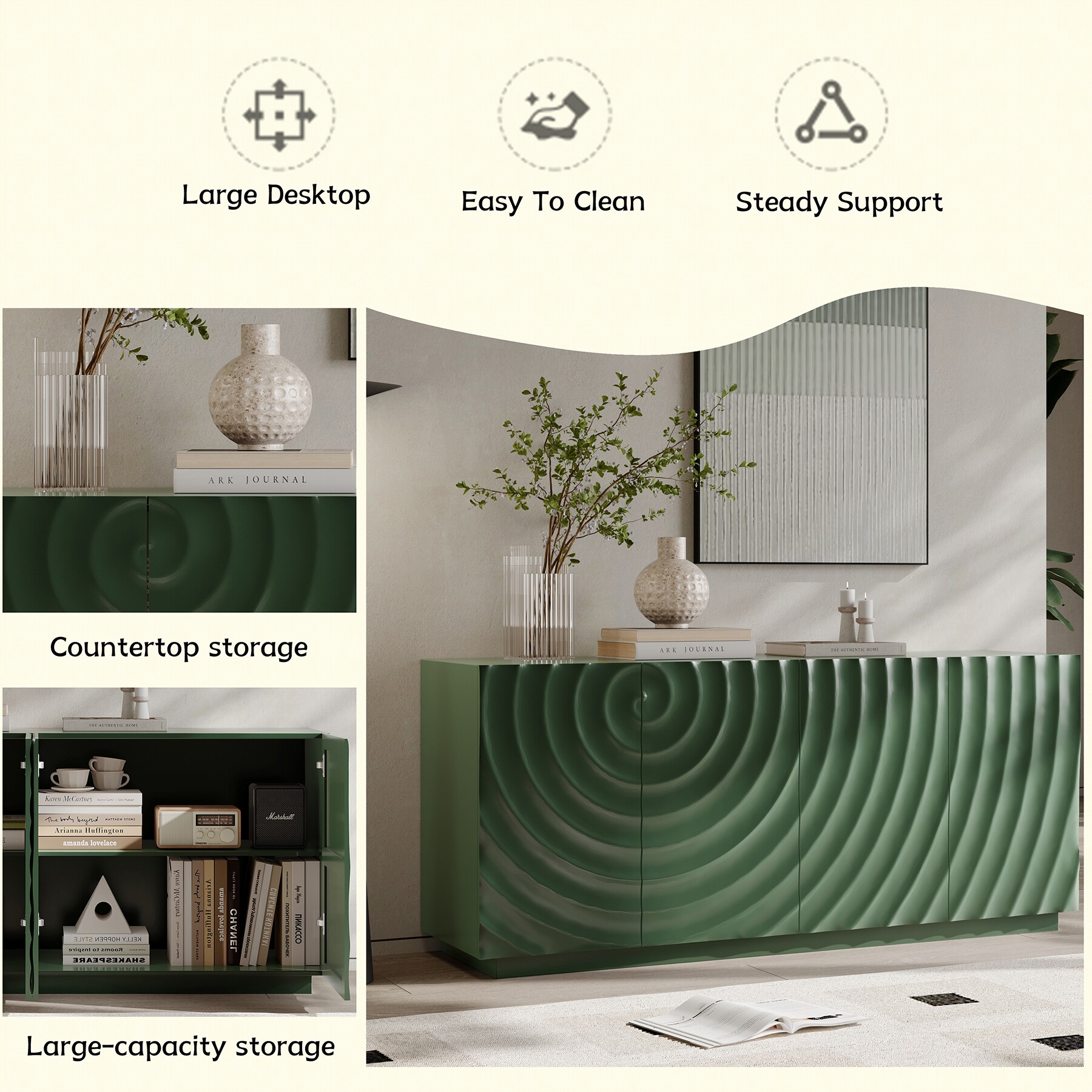 SINOFURN SYB930035BK Dining-Kitchen-Storarge - View #12