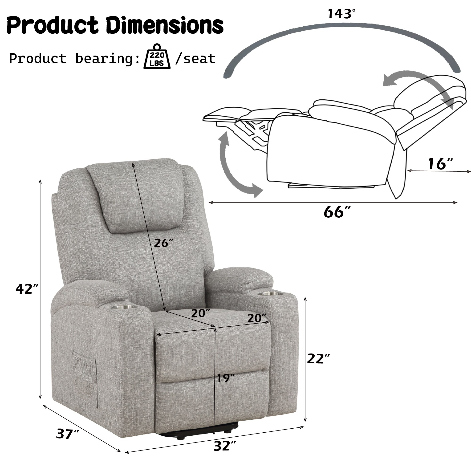 LUXEYARD DS-Y-B2726-P405681 recliners - View #3