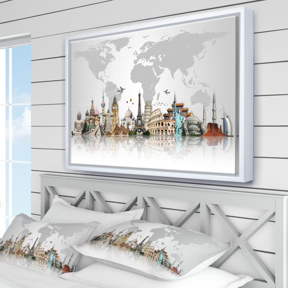 Designart FL9272-46-36-WH Wall-Art - View #3