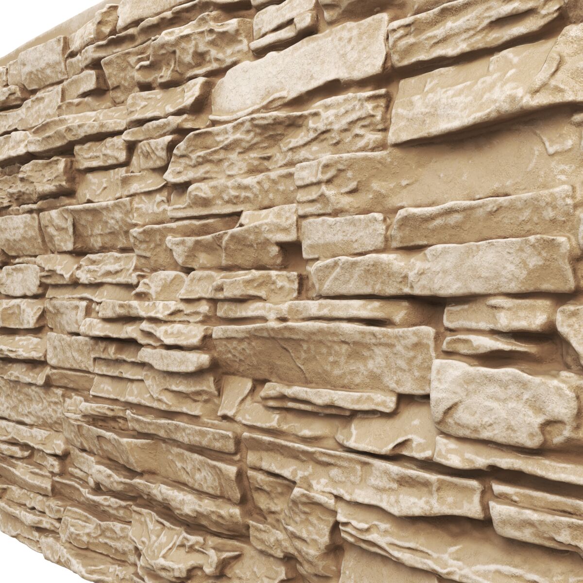Ekena Millwork 45.75-in x 24.5-in Canyon Ridge Stacked Stone 8-sq ft ...