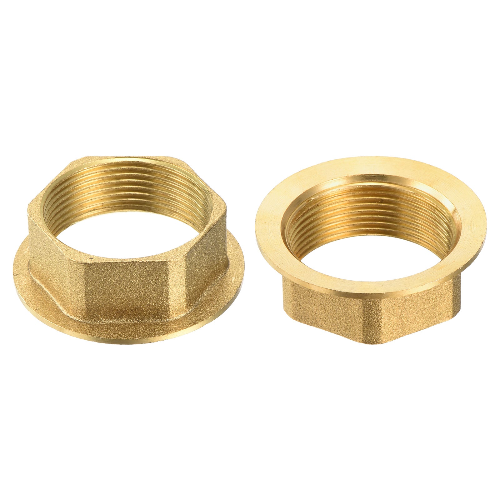 Unique Bargains - 2 Set 1.2inch O-Ring Faucet Locking Nut Female Locknut for Plumbing Nut Pipe Fi...