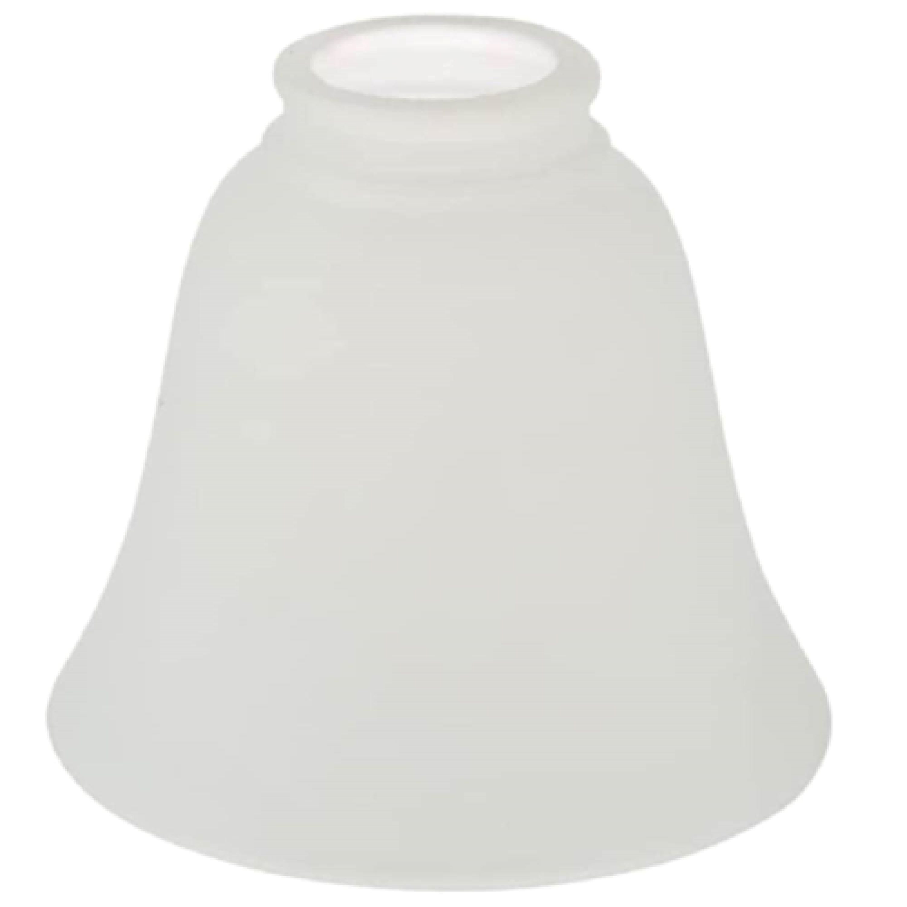 Frosted Glass Bell Ceiling Fan Replacement Shades, Set of 4