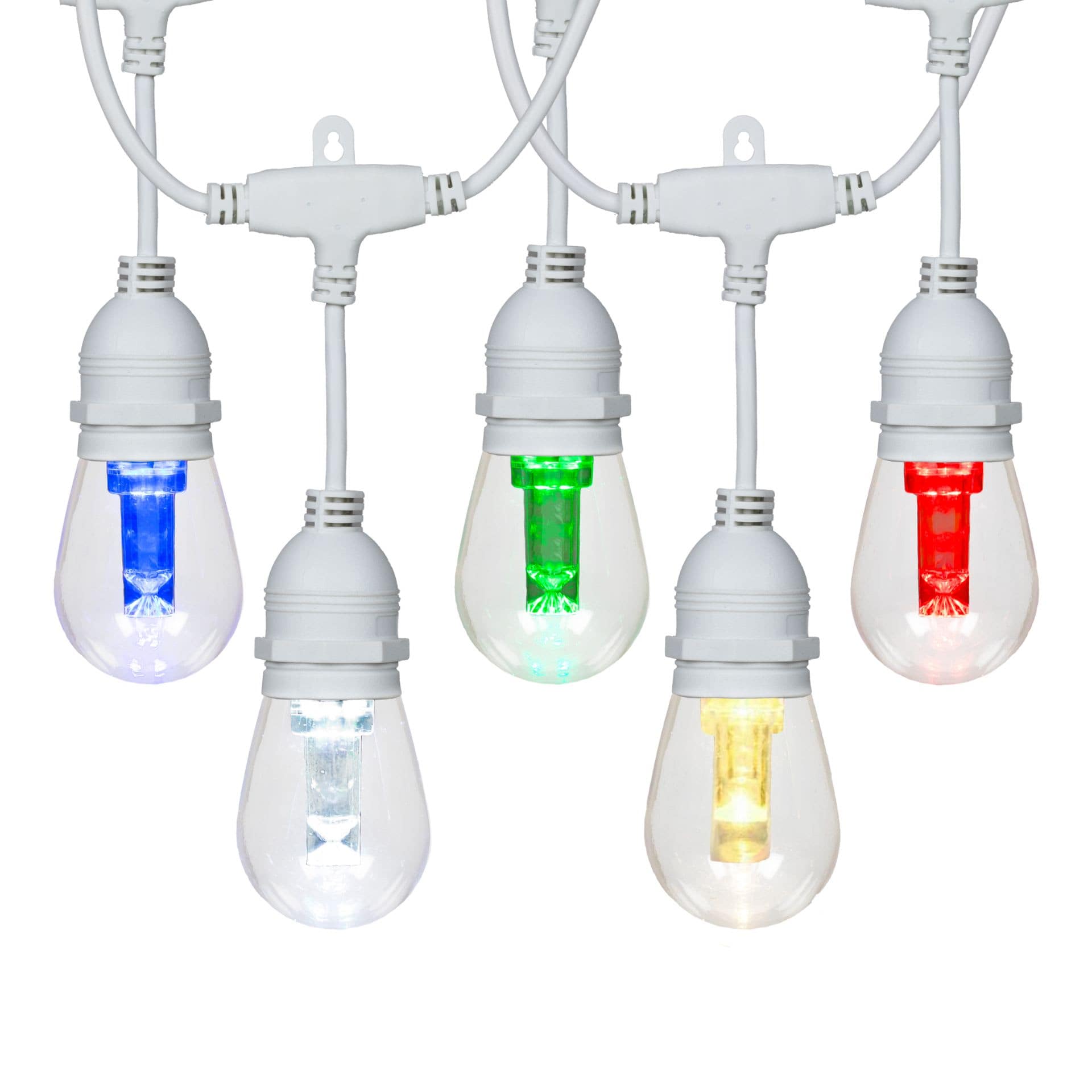 Novelty Lights S14-RGBWW-24-WH Patio-String-Lights - View #7