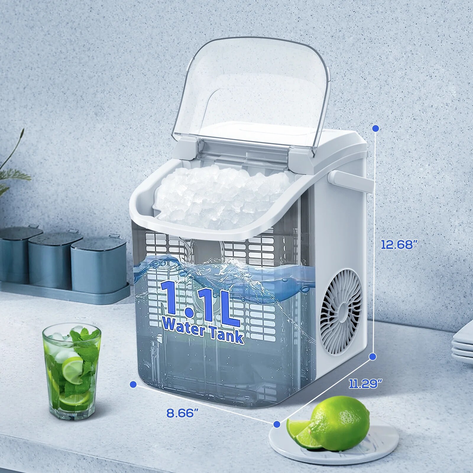 COWSAR LSIM-Z5815NHW Ice-Makers - View #5