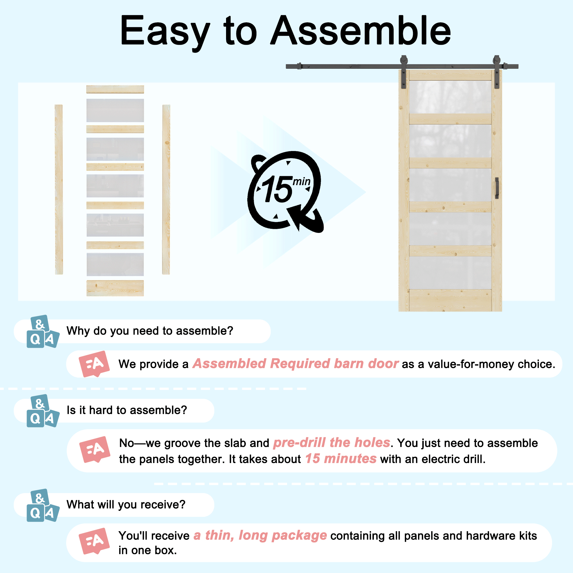 JUJUBON IN-BDPN-BD1-G-5L-72 Barn-Doors - View #6