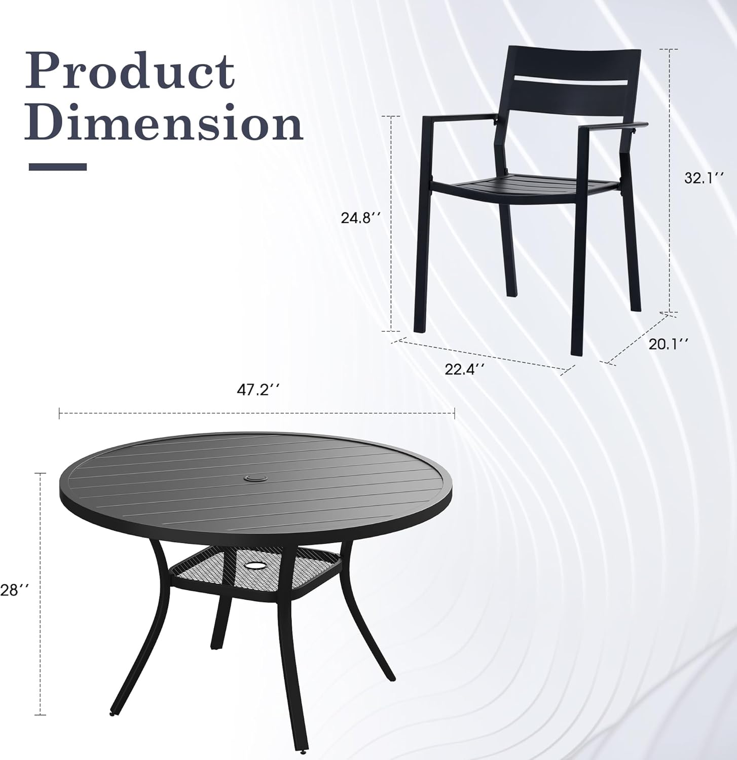 VICLLAX RBT04BL-DC201BL-7V Patio-Dining-Sets - View #9