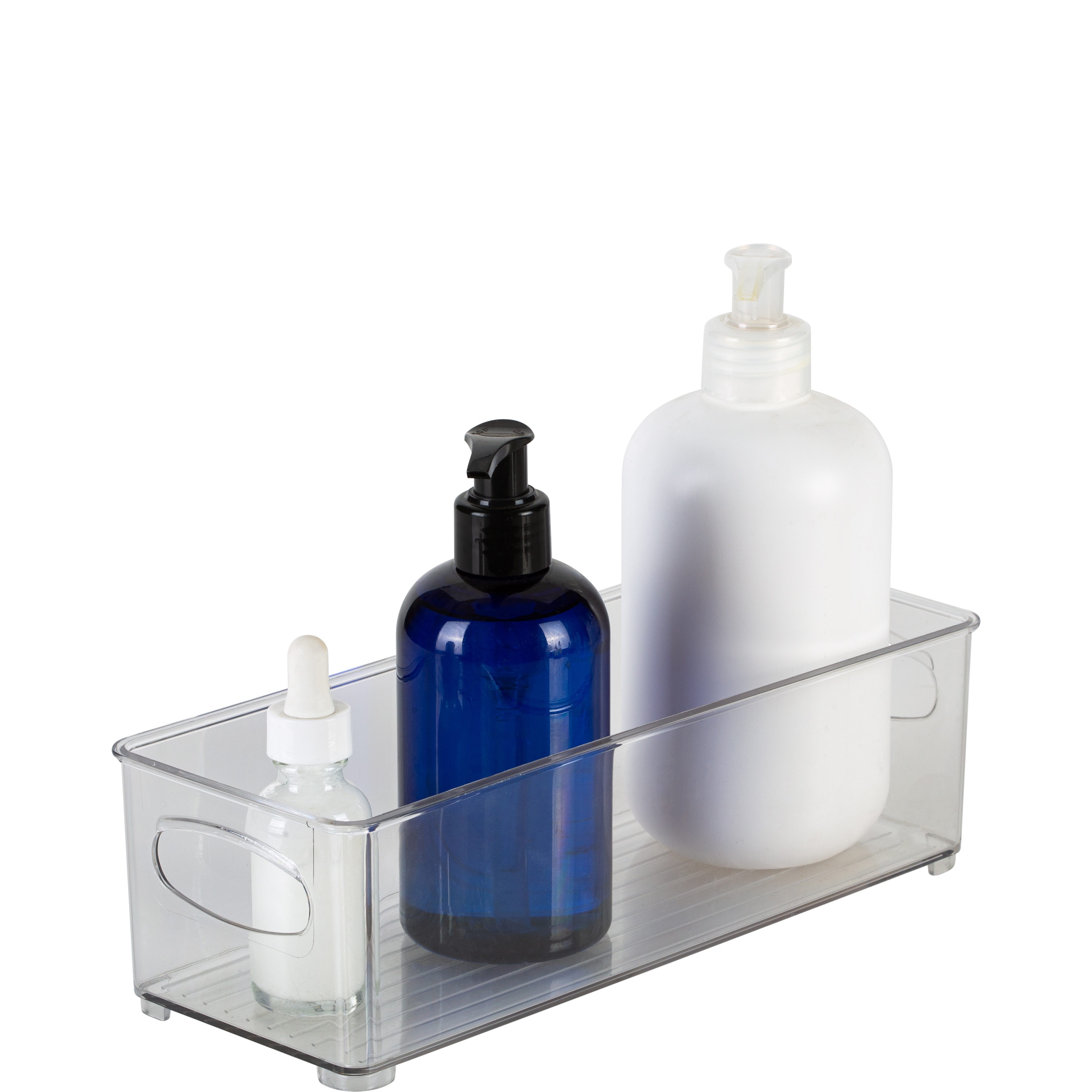 Small 0.3 litre clear plastic container for a cleaner workbench