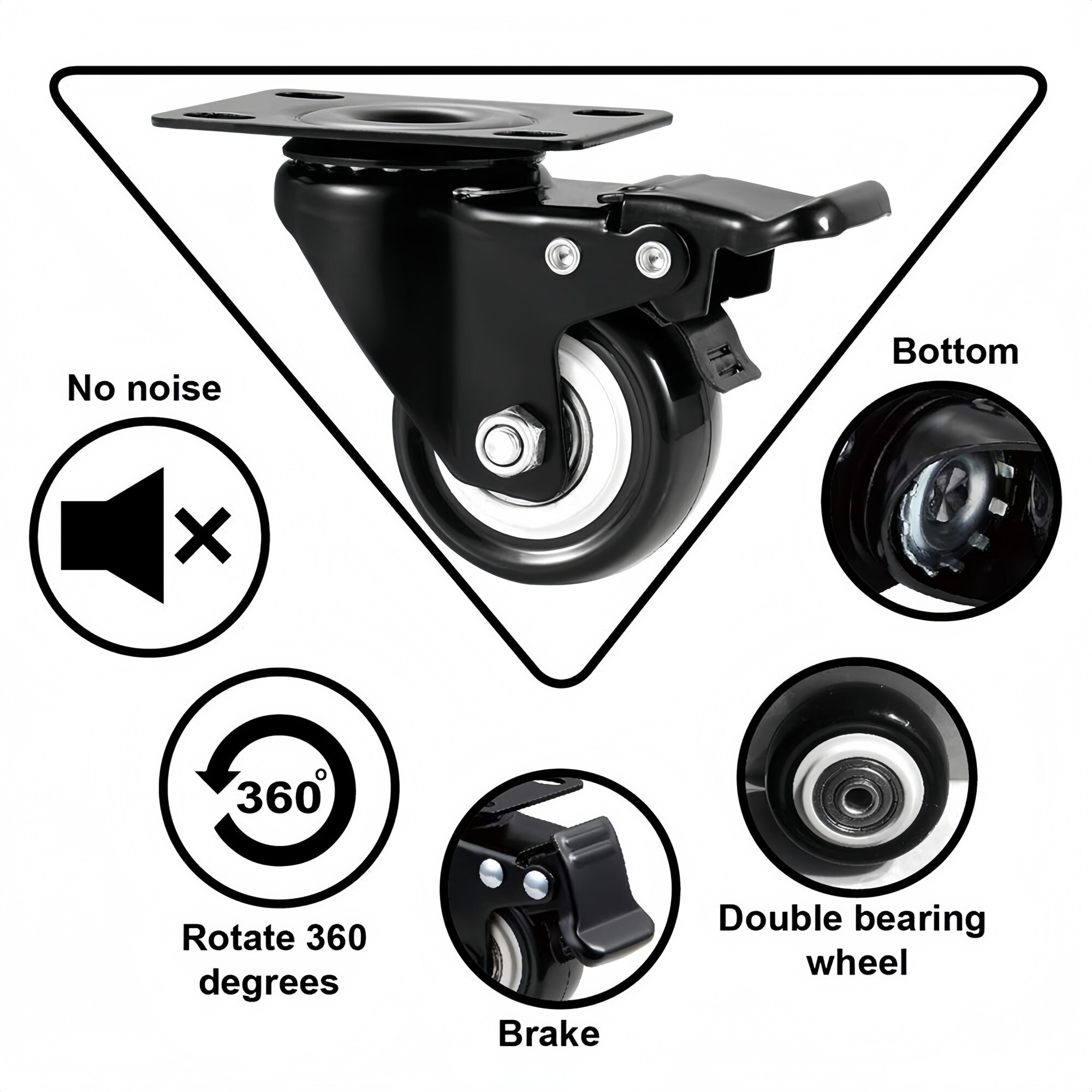 Numhew NHBEN35441 casters - View #6