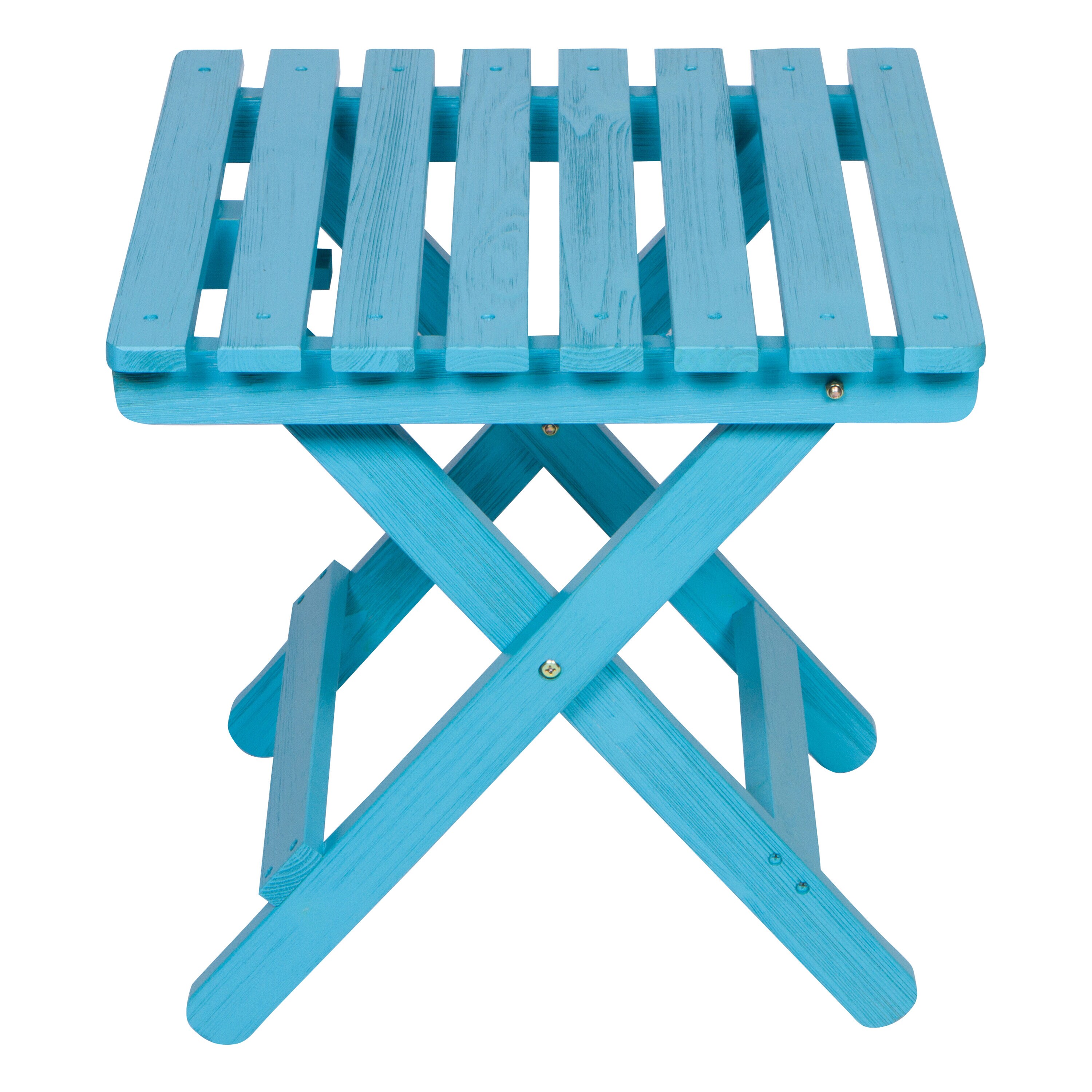 Shine Company 4119AQ Square Outdoor End Table 19-in W x 19-in L