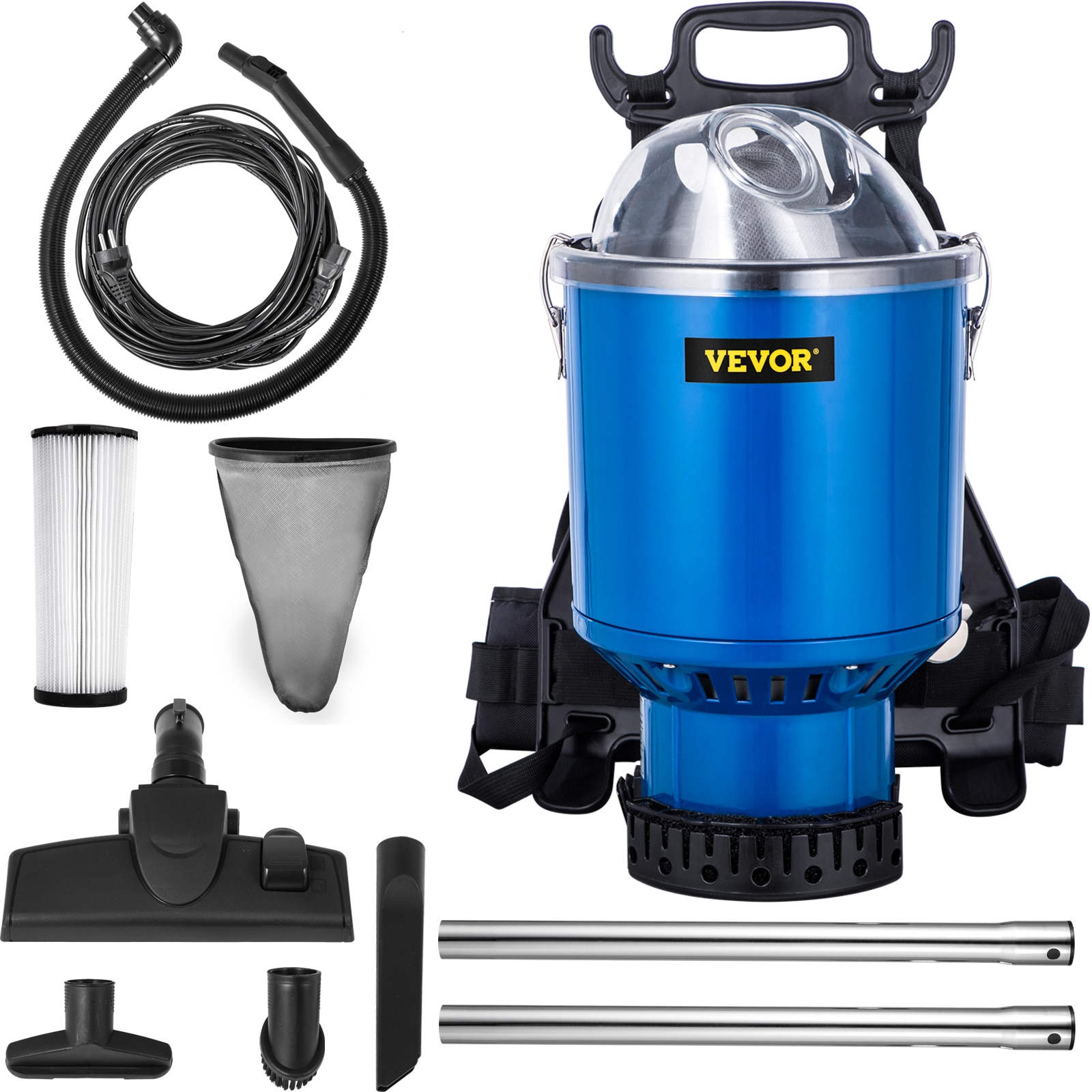 VEVOR Commercial/Residential Backpack Vacuum SYBFS4L-1000W2KD2V1 Sansujyuku sansujyuku.com