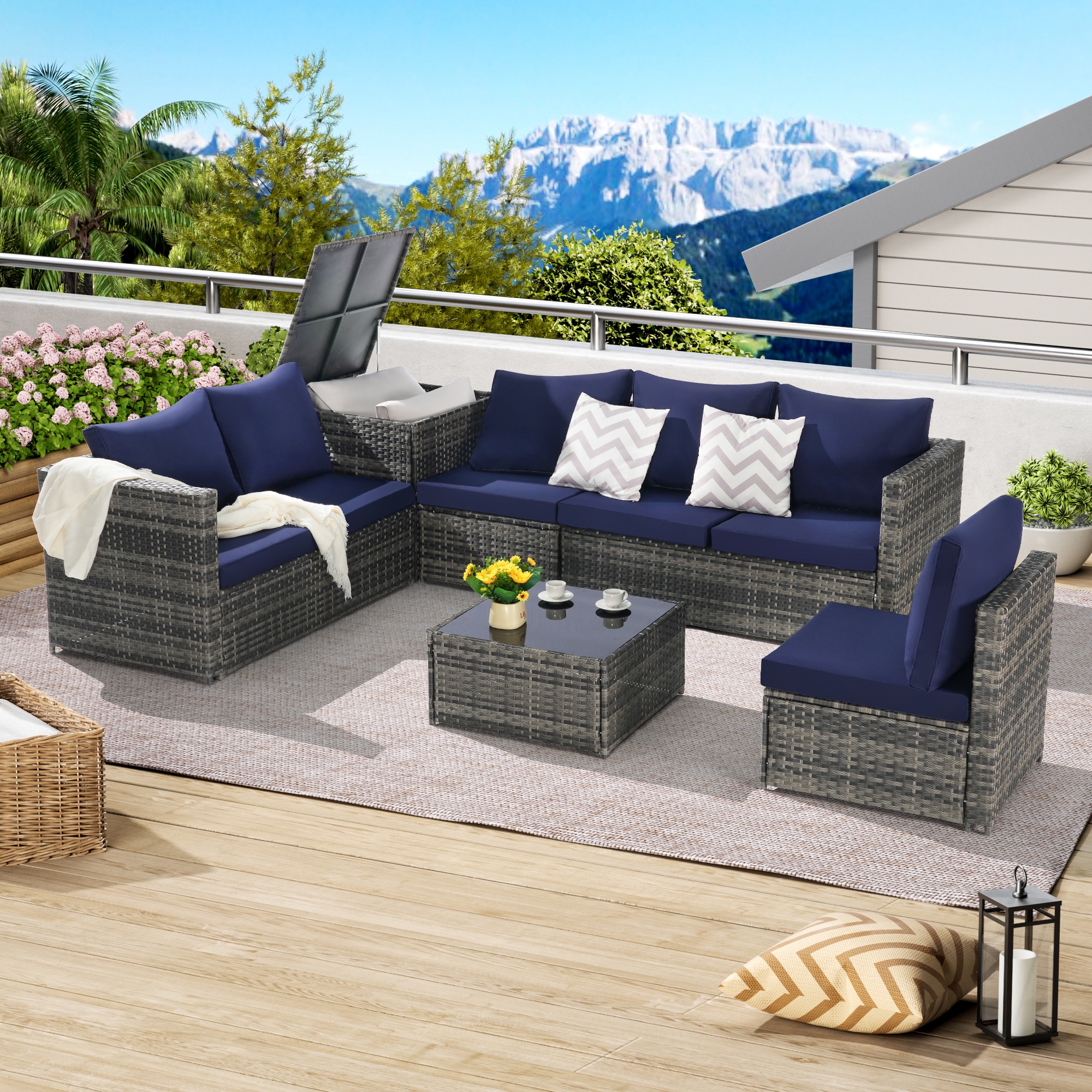 SINOFURN SYB670033NV Patio-Sofas-Daybeds - View #6
