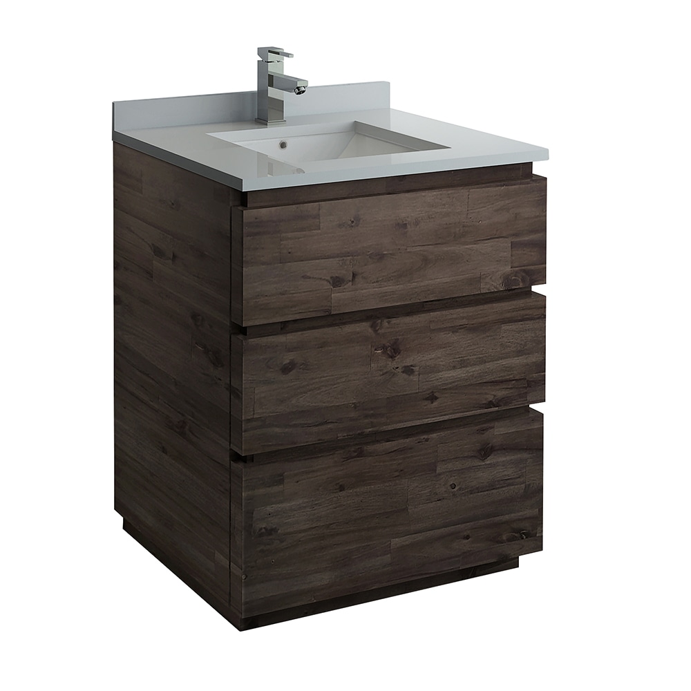 Formosa 30'' Brown Quartz Top Single Vanity