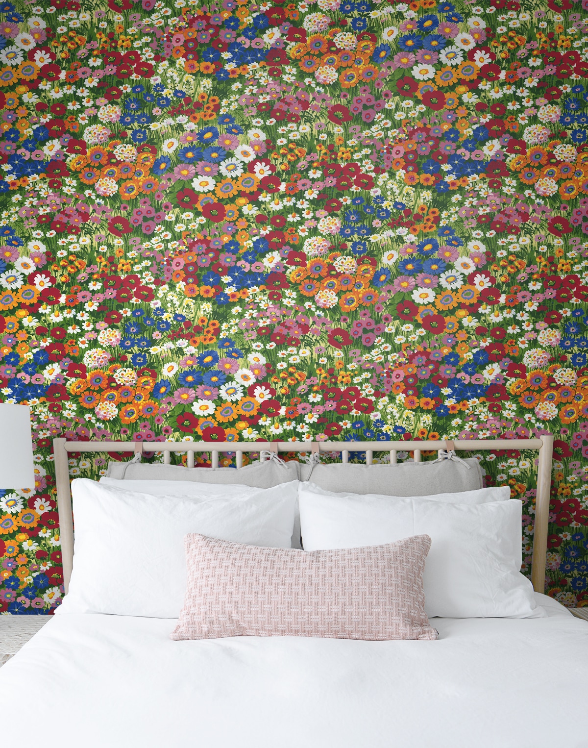 NextWall 30.75-sq ft Multicolored Vinyl Floral Self-adhesive Peel and ...