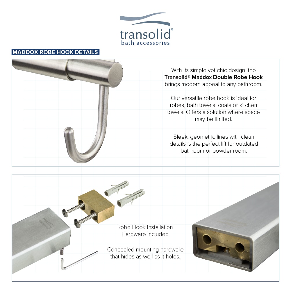 Transolid KA-MDX-4-BS Decorative-Bath-Hardware-Kits - View #4