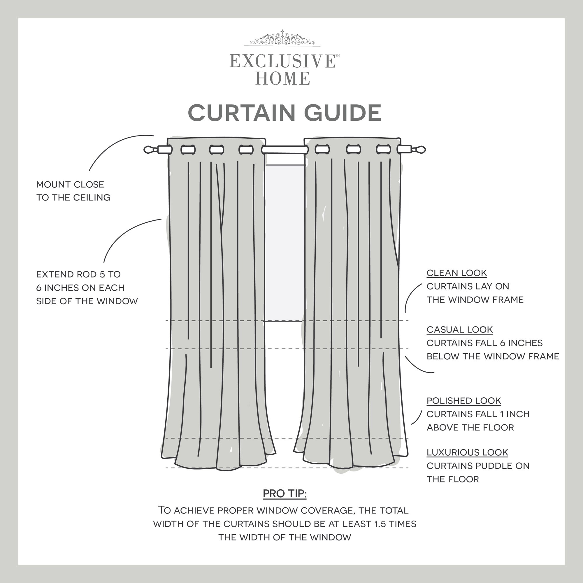 Exclusive Home YA013558DSEHC1 A221 curtains - View #6