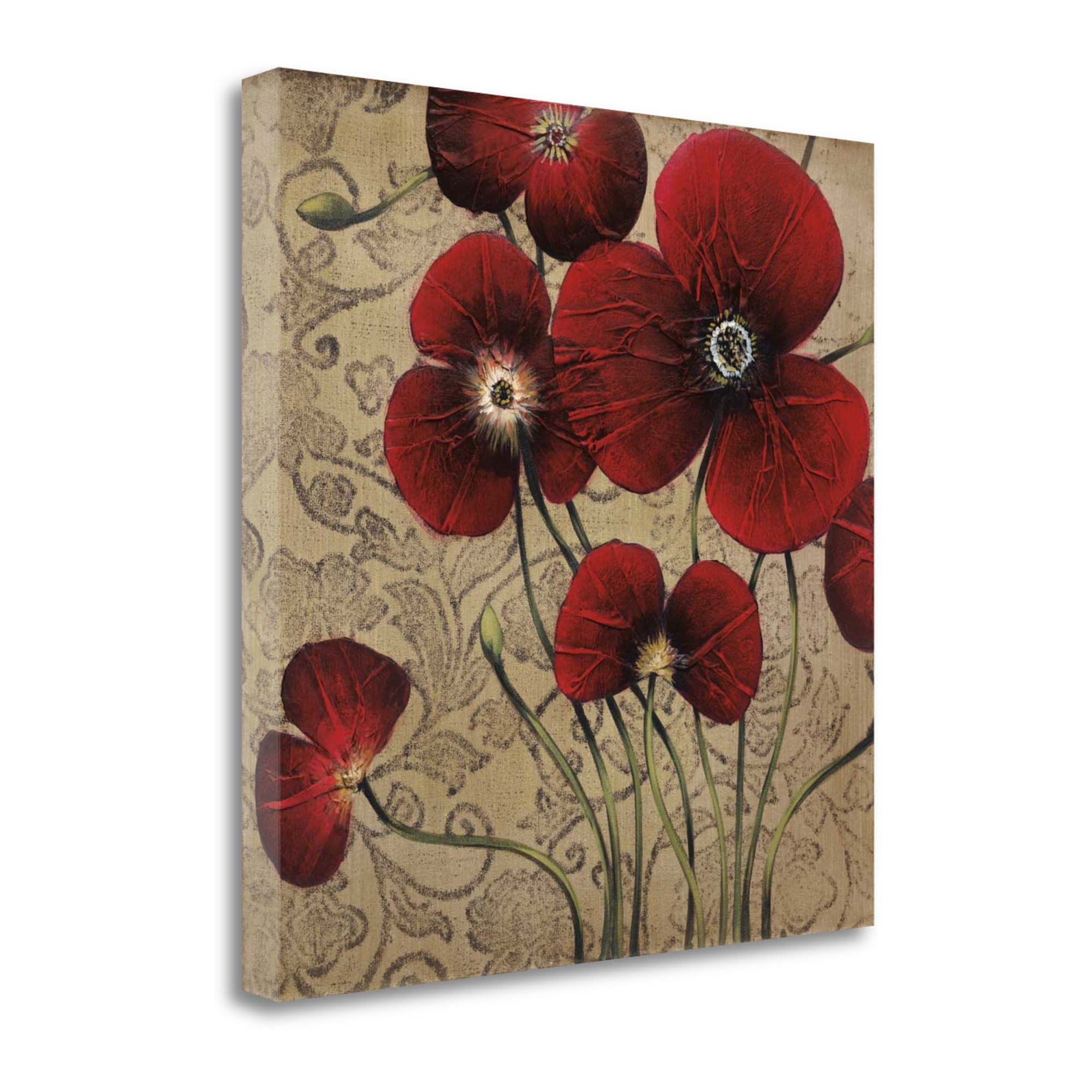 Tangletown Fine Art 20-in H x 20-in W Floral Print on Canvas in the ...