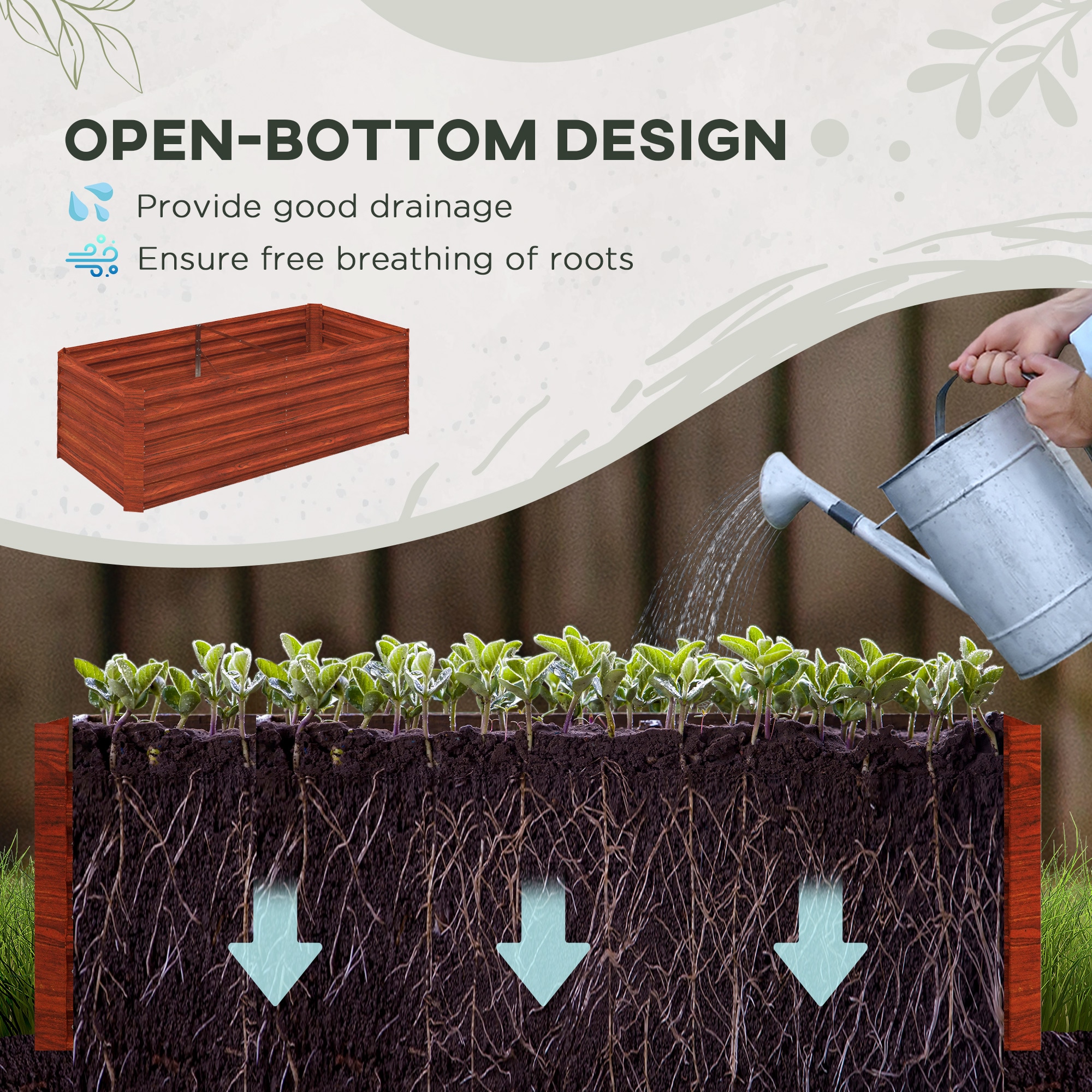 Zeus & Ruta BL04RGB-15 Raised-Garden-Beds - View #3