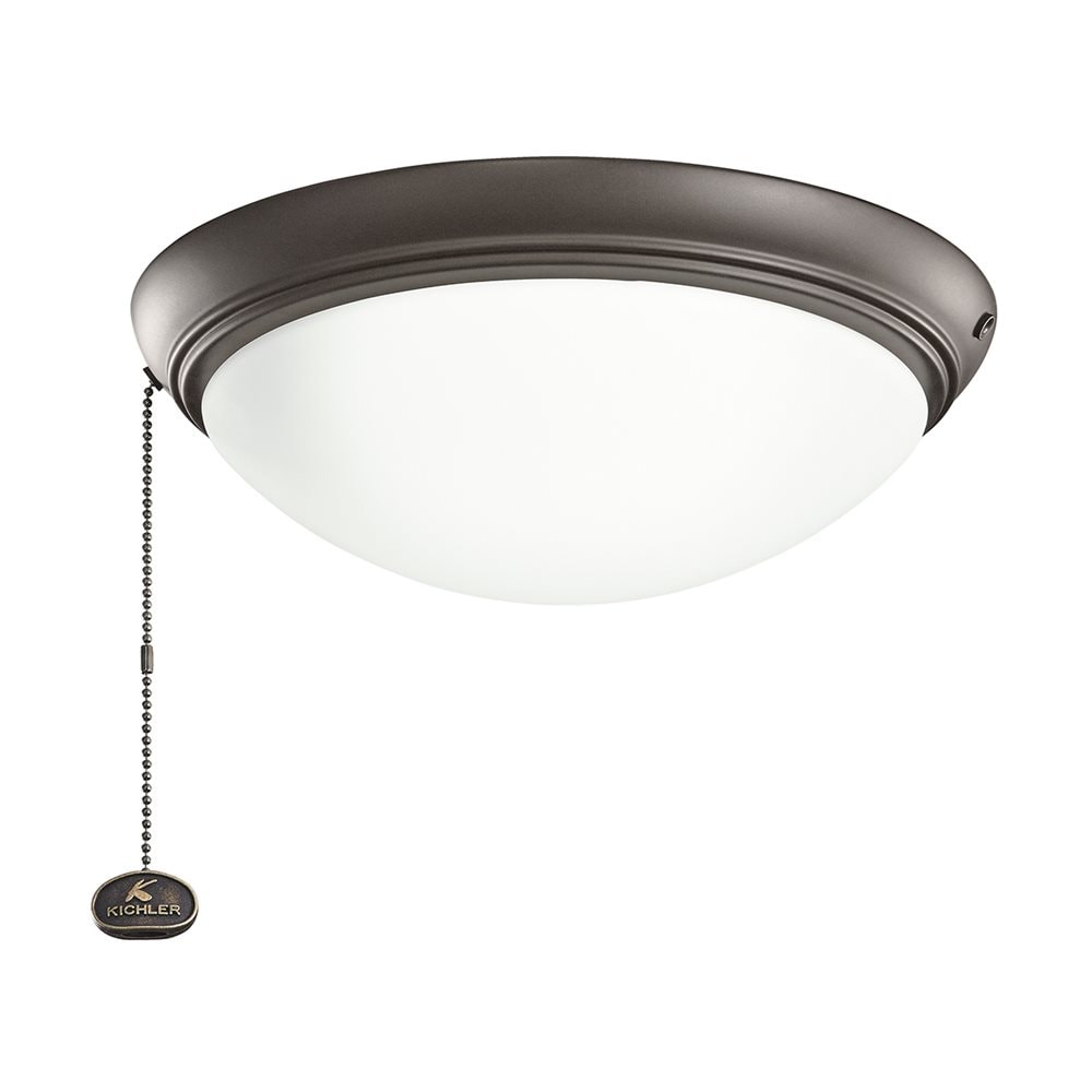 Kichler 338200SNB 11.5-in Bronze LED Ceiling Fan Light Kit