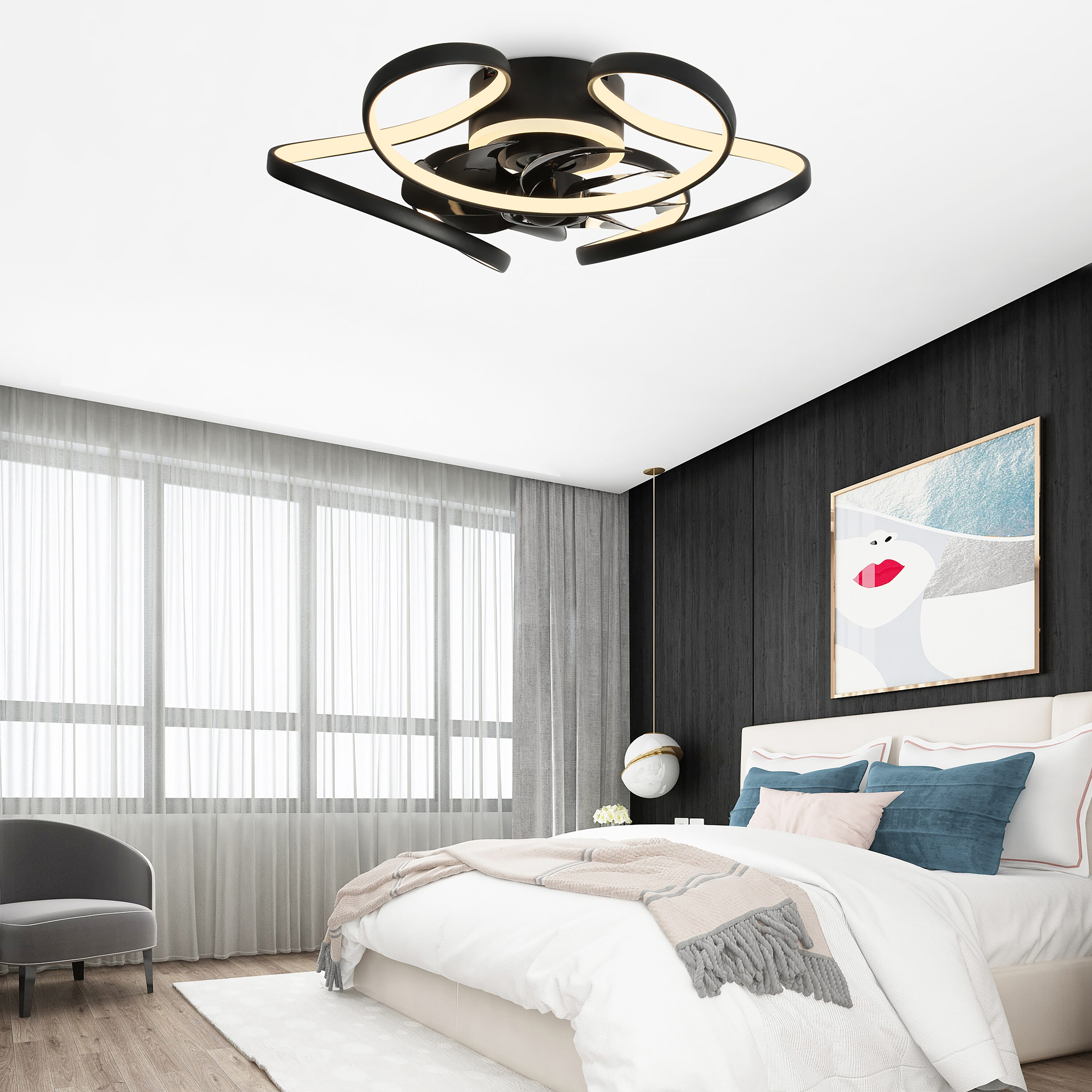 Cusp Barn DC2203 Ceiling-Fans - View #2