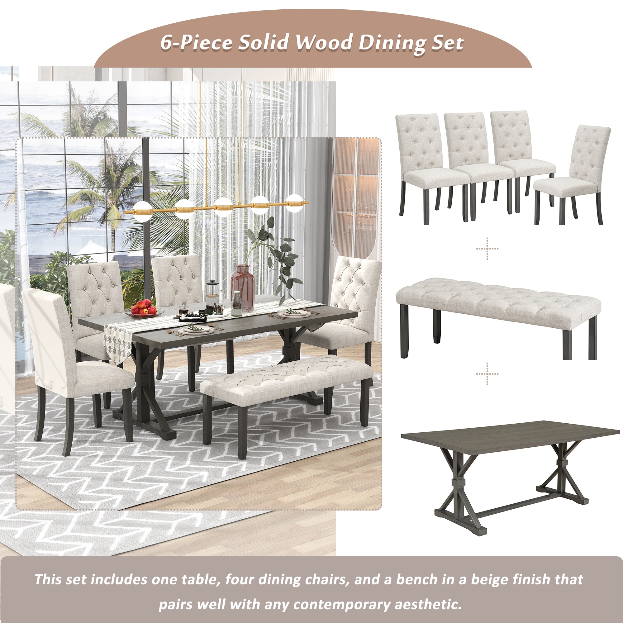JANSNO DKSELL013 Dining-Sets - View #4