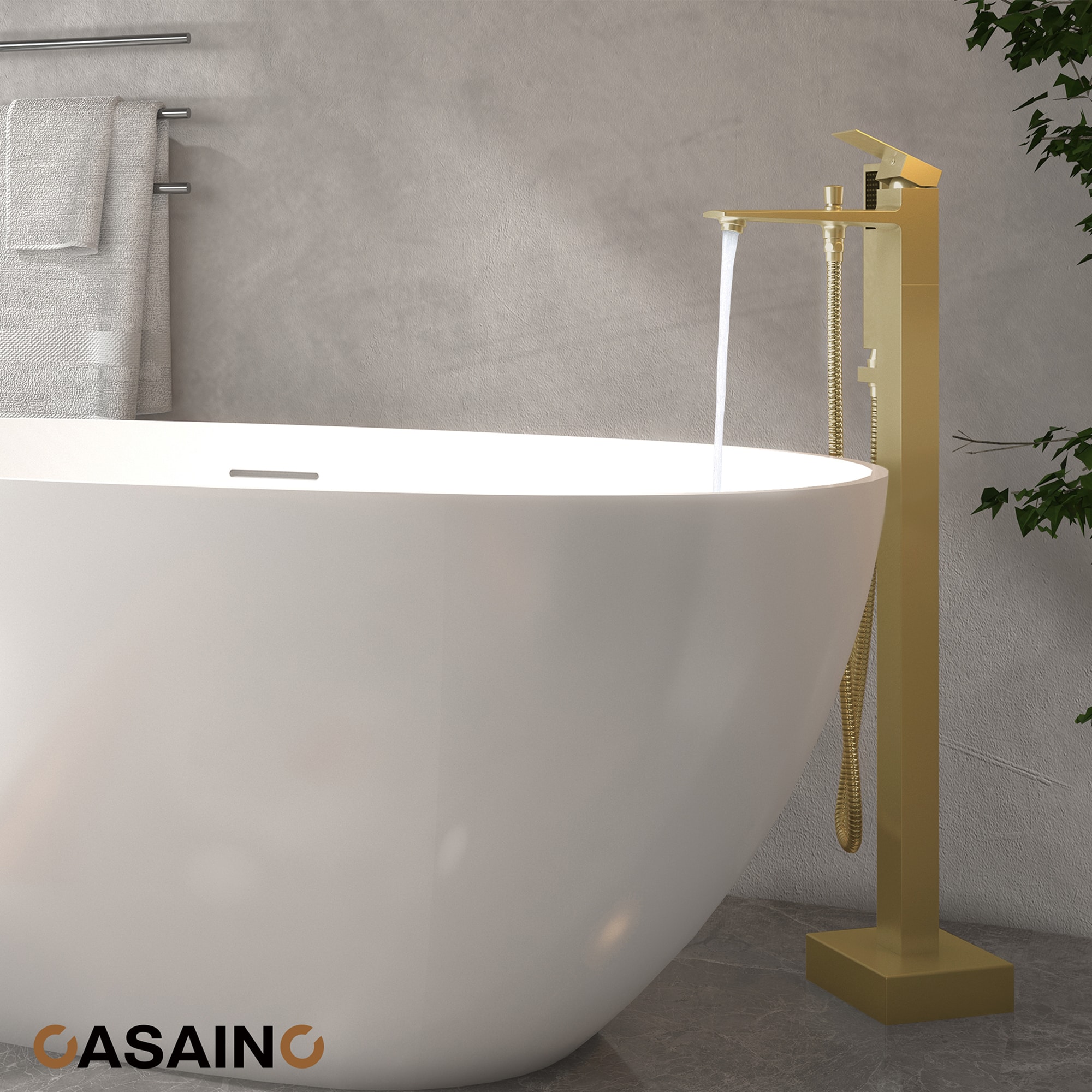 CASAINC MCS97-MB Roman-Tub-Faucets - View #3