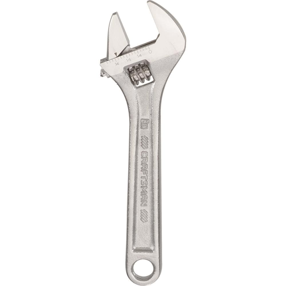 CRAFTSMAN 6-in Steel Adjustable Wrench in the Adjustable Wrenches  department at