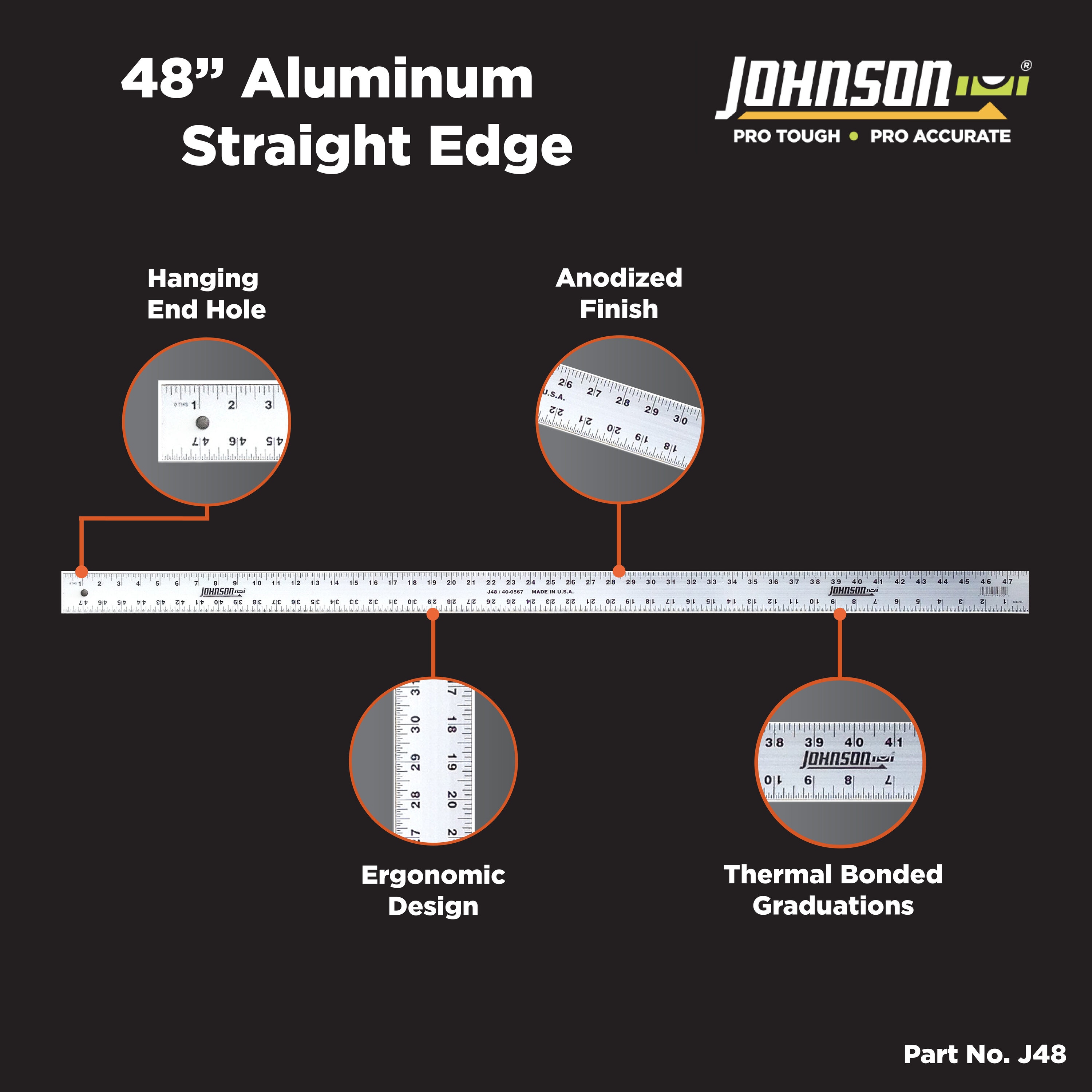 Johnson Level J48 Yardsticks-Rulers - View #2
