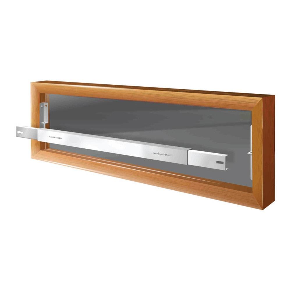 Mr. Goodbar S103 A 21-28 A 21-in x 6-in White Steel Removable Window Security Bar