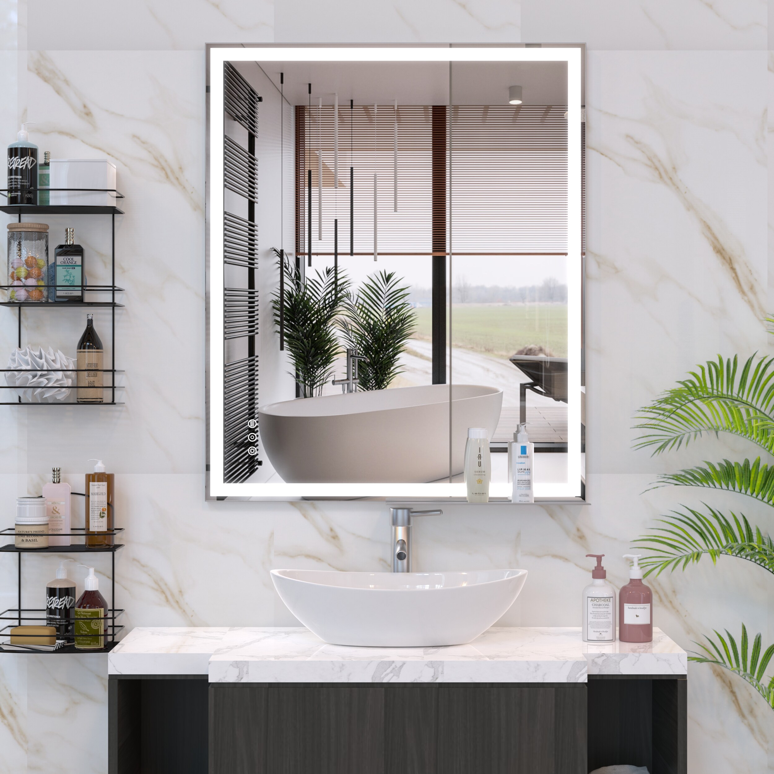 Forclover MF05-26WT2 Framed-Bath-Mirrors - View #11